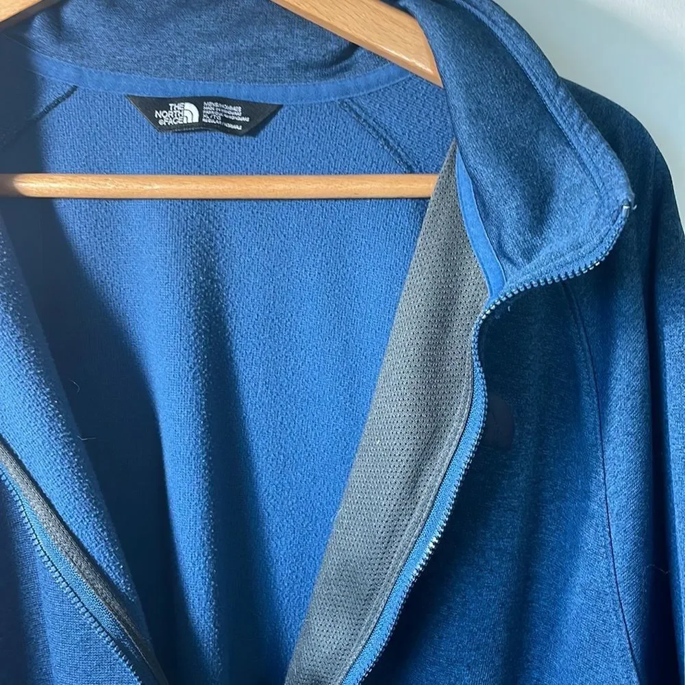 North Face Canyonlands Shady Blue Half Zip Jacket in XL Hiking Outdoors PNW